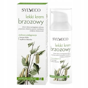 Lekki krem brzozowy do twarzy Sylveco 50 ml