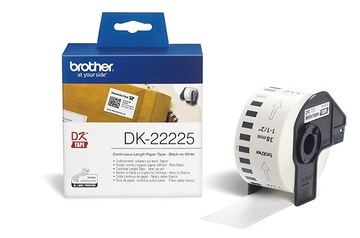Brother DK-22225 taśma ciągła papierowa biała 38mm x 30.48m DK22225