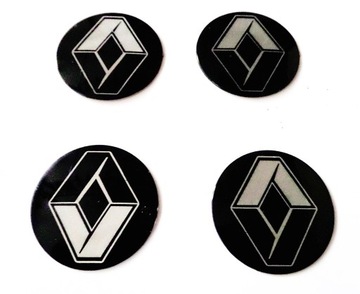 EMBLEMATY NAKLEJKI LOGO NA KOLPAKI RENAULT 55 mm