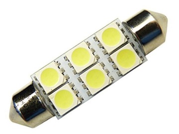 żarówka rurkowa 18 LED SMD 10x42 C5W C10W 42mm 12V