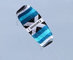 Cross Kites Quattro 1.5 синий камерный кайт