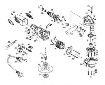 Кнопка включения кофемолки EINHELL RT-AG 115