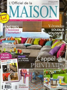 L'OFFICIEL DE LA MAISON 3-4/2016 FRANCJA