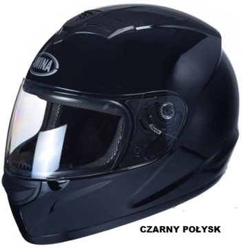 KASK ZAMKNIĘTY INTEGRALNY 10 KOLORÓW BIAŁY MAT S