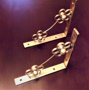 Wspornik półki Simple metaloplastyka , kuty 1 szt.