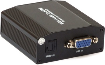 Konwerter VGA + Audio na HDMI - DtLink