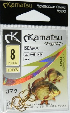 Haczyk Kamatsu ISEAMA nr.8 GOLD łopatka