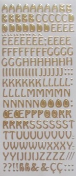 STICKERSY NAKLEJKI naklejka ozdobna LITERY