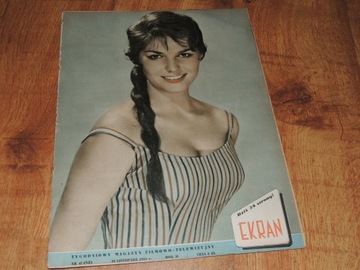 EKRAN 47/1958 Claudia Cardinale, L. Sempoliński