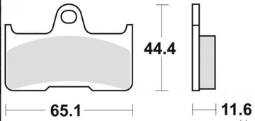 Тормозные колодки CF MOTO 500 625 800 TERRALANDER