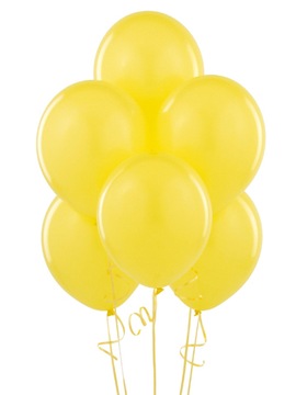 Balony Lateksowe Pastelowe ŻÓŁTE Komunia Wesele Urodziny 12 cali 25szt.