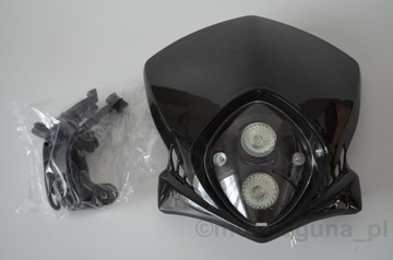 ОБТЕКАТЕЛЬ 2 HALOG ЧЕРЕПА ФОНАРЬ STREET CROSS МОТОЦИКЛ