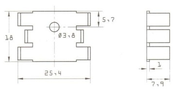 РАДИАТОР FI345/18/SE SOT32/TO126/TO220 за 4 шт.