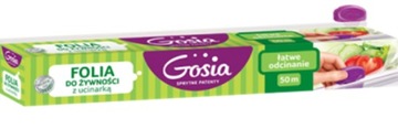 РУЛОН ПИЩЕВОЙ ФОЛЬГИ GOSIA 50 М + РЕЗАК