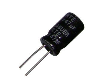 Kondensator 47uF 50V 105C 6,3x11mm -4szt