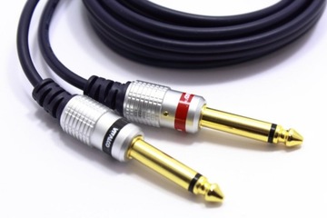 КАБЕЛЬ 2x JACK 6.3 MONO 2X RCA VITALCO MK50 5м