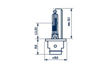 ŻARÓWKA D2R 85V 35W NARVA