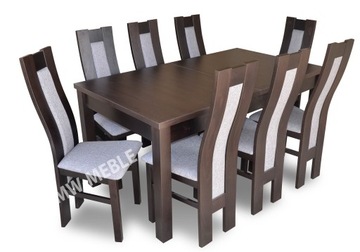 Stół + 8 Krzeseł SUPER CENA! Dużo Kolorów! SPRAWDŹ