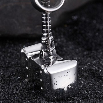 СТАЛЬНОЙ КУЛОН СЕВЕРНЫЙ МОЛОТ ТОРА ВИКИНГОВ