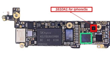 SERWIS WYMIANA UKŁADU ŁADOWANIA IPHONE 5S 1610A1