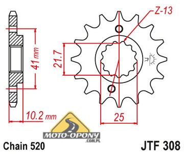 Комплект привода Honda FMX 650 2005-08 Цепь DiD X-Ring + звездочки