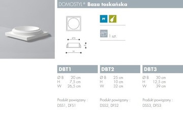 ТОСКАНСКАЯ ОСНОВА DOMOSTYL DBT2 100 x 320 мм