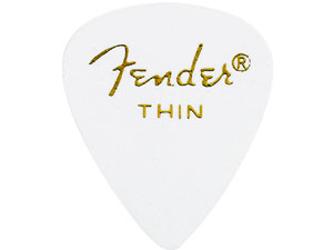 Классический целлулоидный медиатор FENDER Thin 351