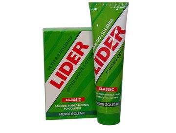 LIDER classic płyn po goleniu 100ml + krem golenia