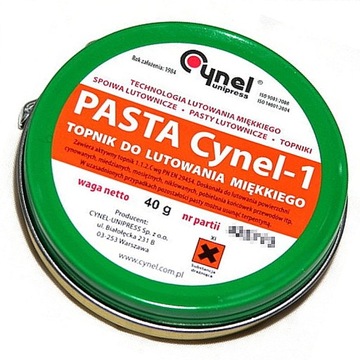 pasta lutownicza CYNEL-1 topnik do lutowania 15725