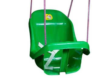 КОВШ КАЧЕЛИ + ремни безопасности, качалка, сиденье, качели детские, 5 колес