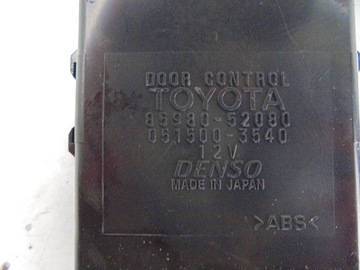 MODUL ŘÍZENÍ 85980-52080 TOYOTA YARIS VERSO