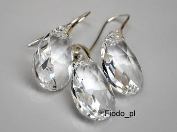 Kryształowy MIGDAŁ CRYSTAL SWAROVSKI KOMPLET 28MM