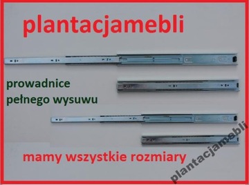 PROWADNICA KULKOWA PEŁNY WYSUW L-500 ( 1kpl-2szt)