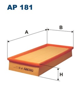 FILTR VZDUCHU FILTRON AP181 CARISMA S40 V40