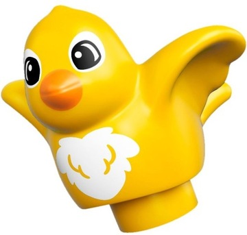 LS NOWE LEGO DUPLO FIGURKA animal PTASZEK PTAK Bright Yellow
