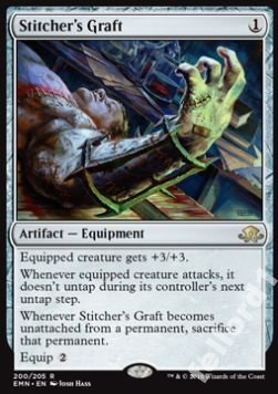 Stitcher's Graft - +3/+3 dla stwora @@@@@