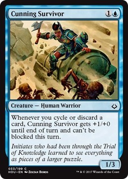MTG 4x Cunning Survivor