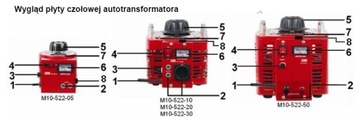 Регулирующий автотрансформатор М10-522-50 250/20 5кВА МКП