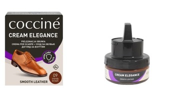 CREAM ELEGANCE brązowy krem do obuwia z woskiem 9