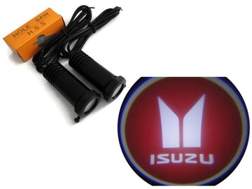 ŚWIATŁA LED POWITALNE LOGO ISUZU PROJEKTOR 2x7W