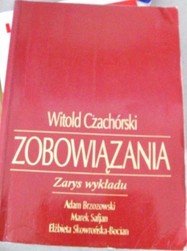 Zobowiązania Zarys wykładu Czachórski