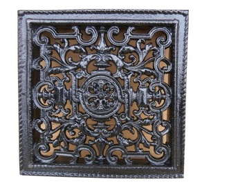 фото ориг. №4, Lattice cast iron fireplace openwork wentylacyjna23x23