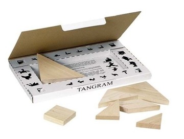 Gra logiczna tangram drewniana układanka chińska