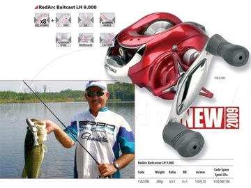 SPRO 275g multiplik RED ARC Baitcast ALU 6:1 łoż.9