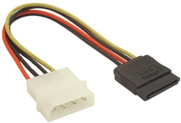 Кабель питания переходник MOLEX - SATA 15см