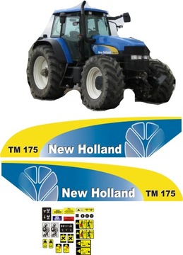 naklejki naklejka oklejenie New Holland TM 175