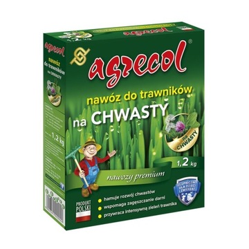 Nawóz Na Chwasty w Trawie Trawnik 1,2kg Agrecol