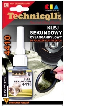 KLEJ SEKUNDOWY DO POLĄCZEŃ ELASTYCZNYCH 20ml