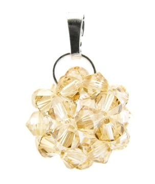 ARSYLION zawieszka element Swarovski Golden Shadow