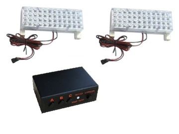 STROBOSKOP 96 LED STROBOSKOPY DIODOWE SUPER MOCNE